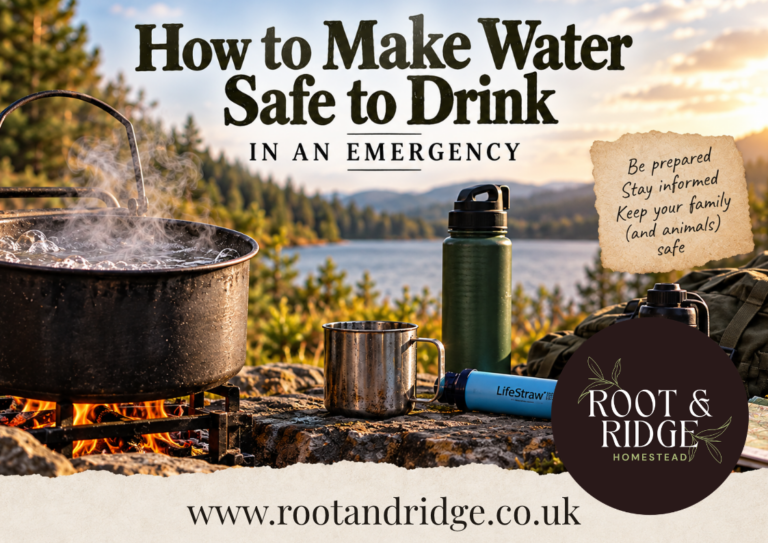 How To Make Water Safe To Drink by Root & Ridge